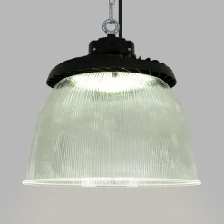Difusor lumínico de policarbonato para campana LED industrial B8155-200W - B8150-200 - Ángulo 90°