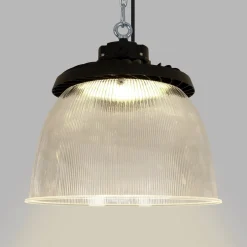 Difusor lumínico de policarbonato para campana LED industrial B8155-200W - B8150-200 - Ángulo 90°