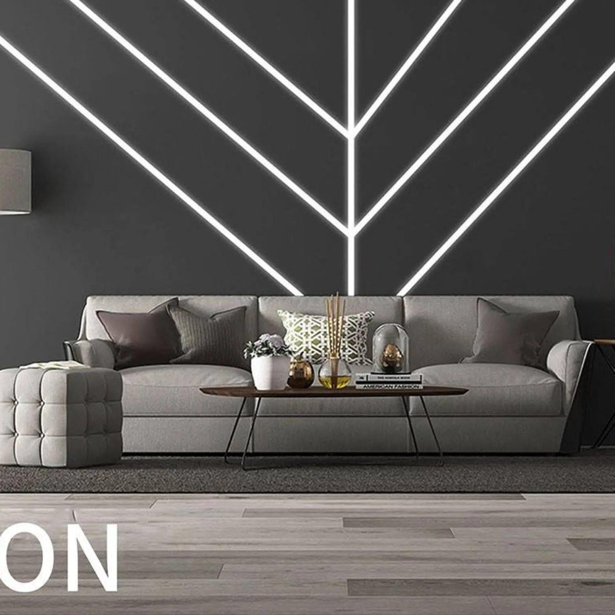Difusor negro para perfiles de tira LED de 17mm (2m)