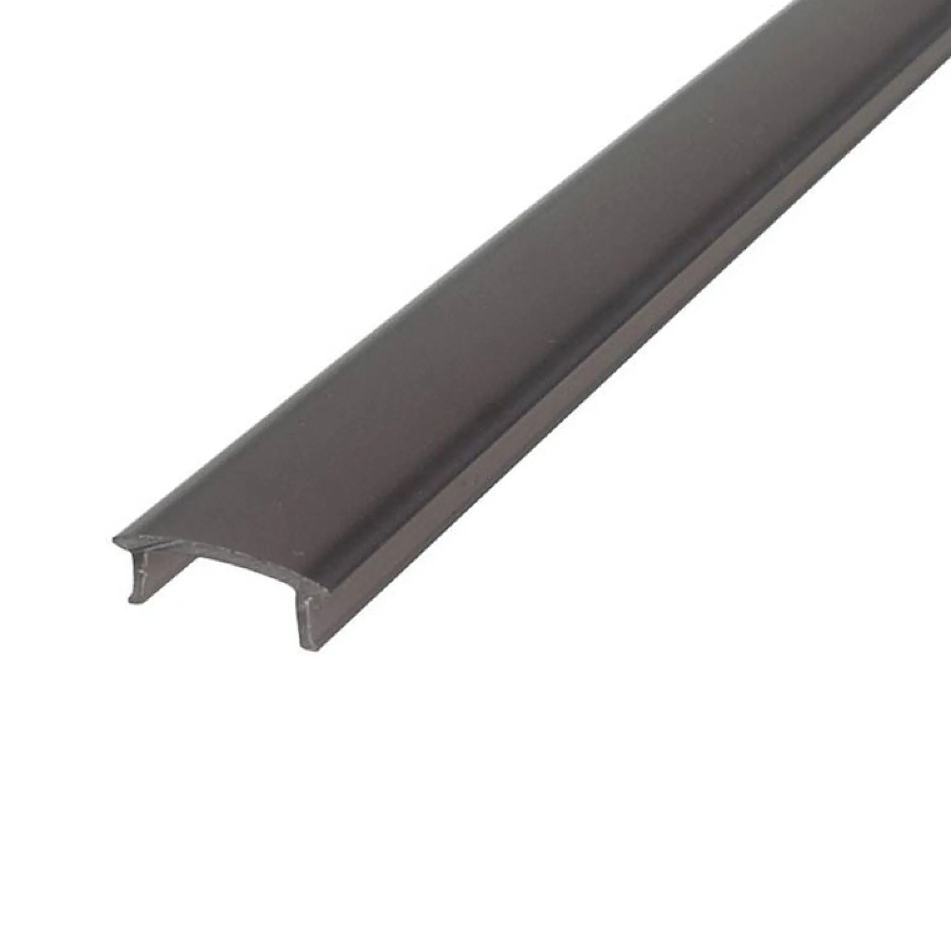 Difusor negro para perfiles de tira LED de 17mm (2m)