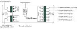 Dimmer Dali DC 12-36V 8A/canal (4 canales)