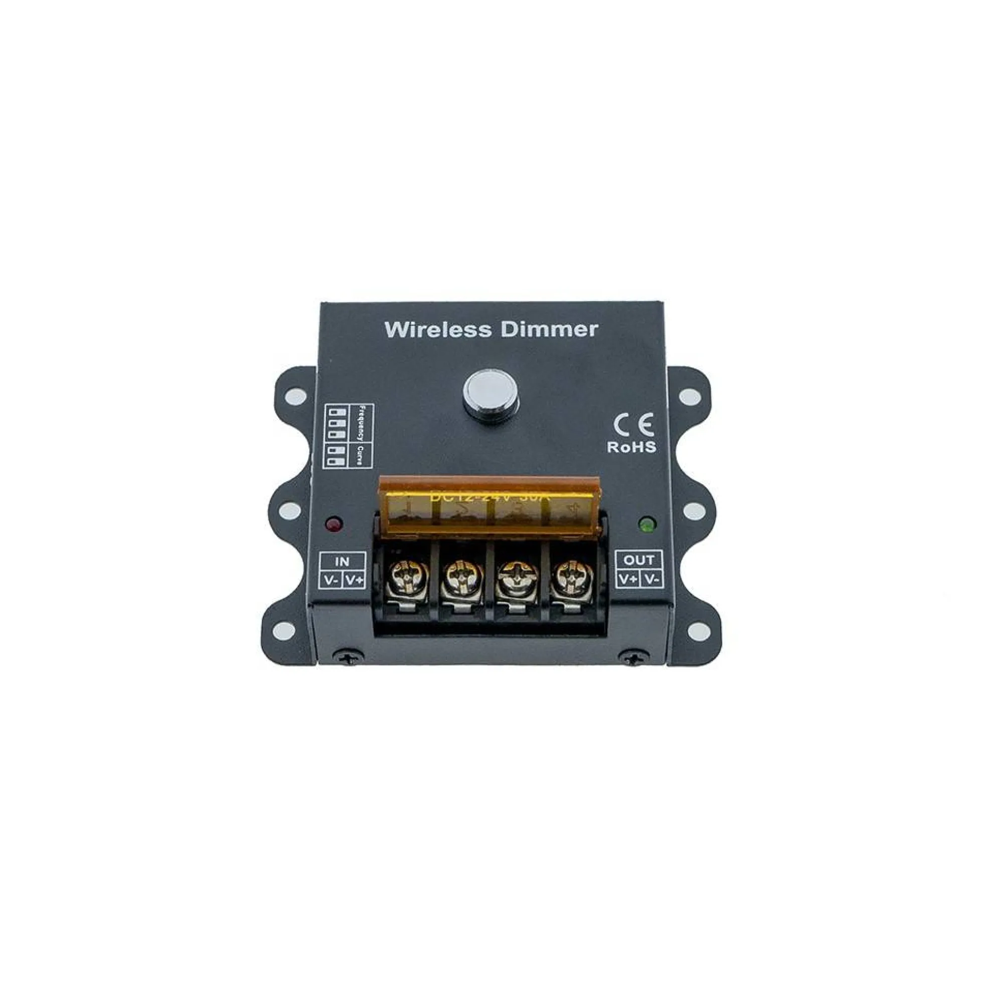 Dimmer PWM wireless de frecuencia y curva de regulación ajustables 12/24V 30A