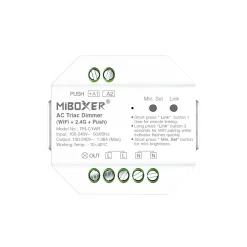 Dimmer TRIAC (WiFi + 2.4G + PUSH) - 300W - Mi Boxer - TRI-C1WR