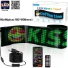Display LED flexible programable - 89 x 19 cm - USB + Bluetooth + mando a distancia