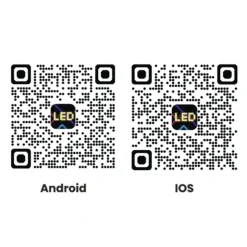 Display LED flexible programable - 89 x 19 cm - USB + Bluetooth + mando a distancia