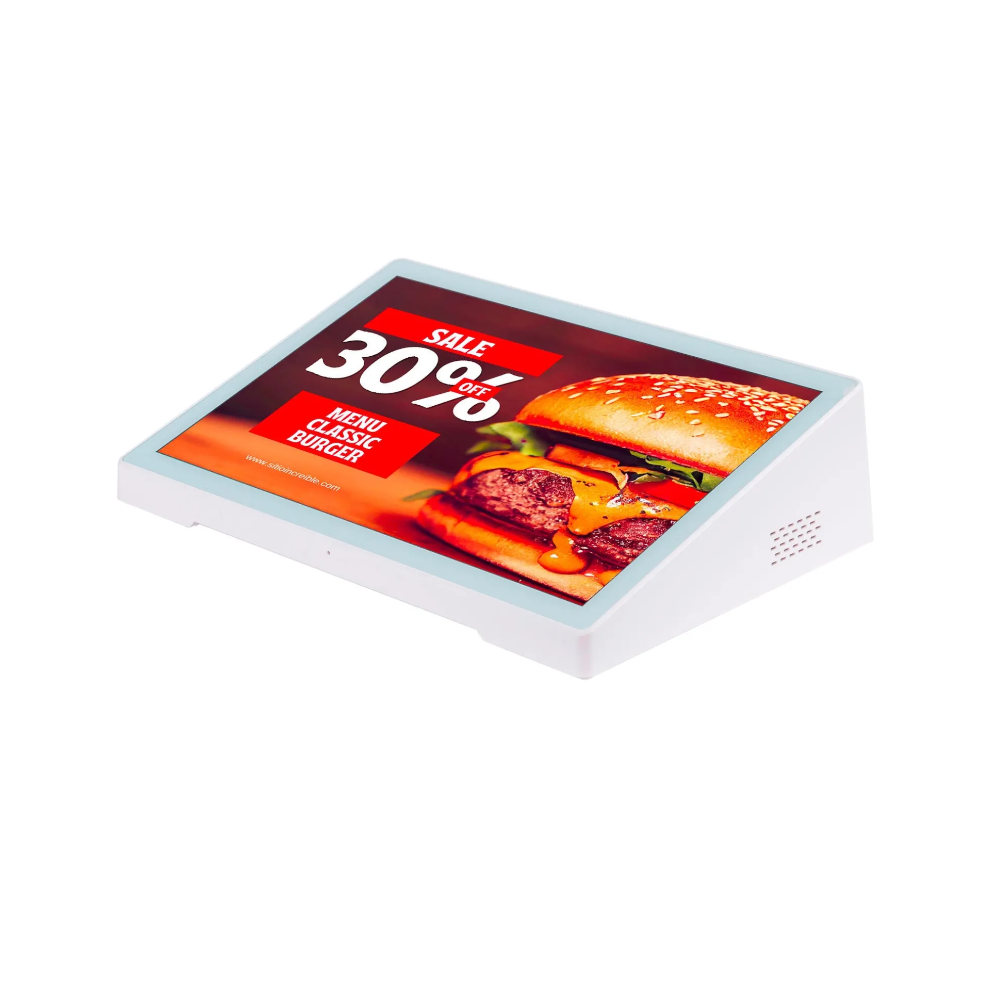 Display publicitario LCD de mesa 10.1'' - Pantalla horizontal - Táctil - Android 11