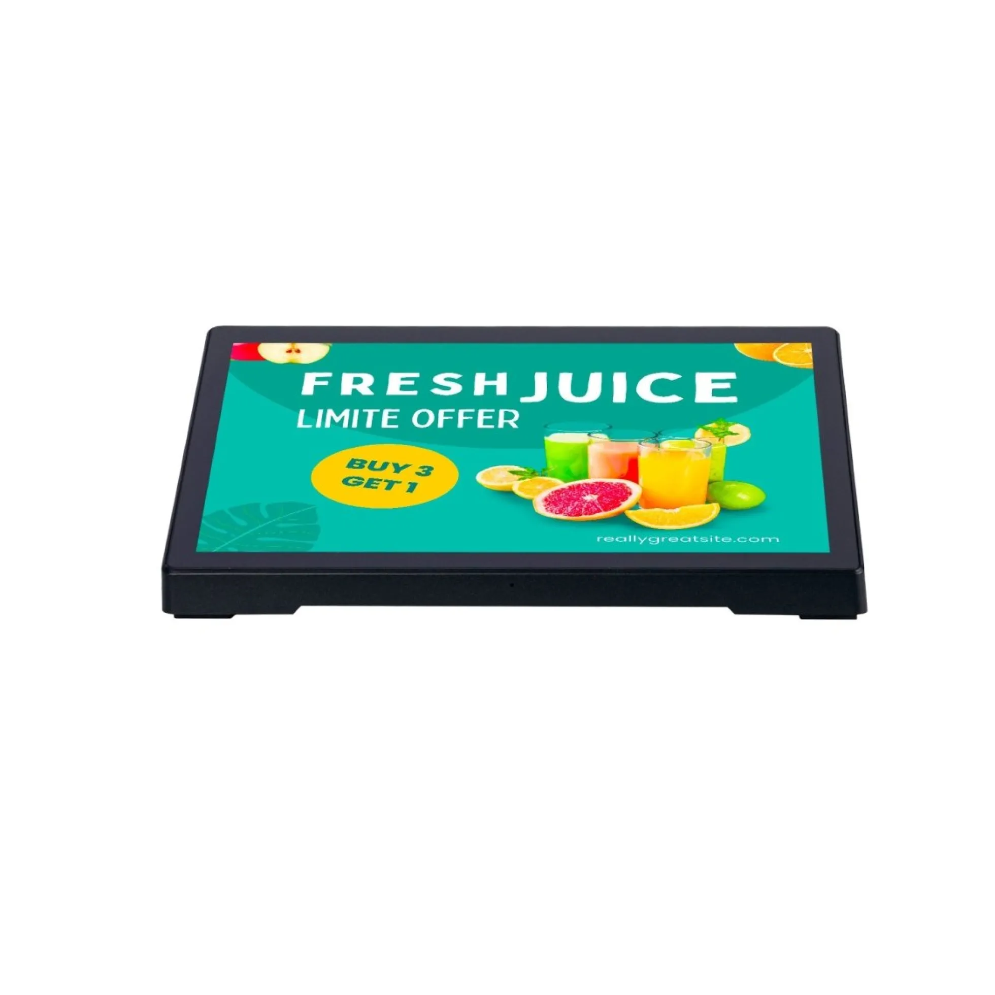 Display publicitario LCD de mesa 10.1'' - Pantalla horizontal - Táctil - Android 11