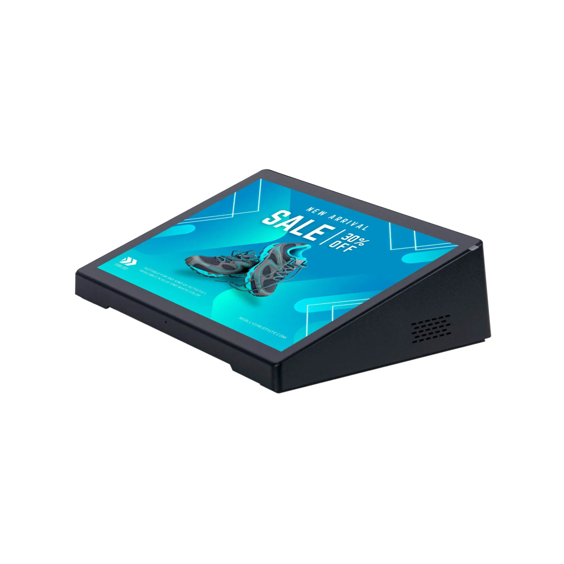 Display publicitario LCD de mesa 10.1'' - Pantalla horizontal - Táctil - Android 11