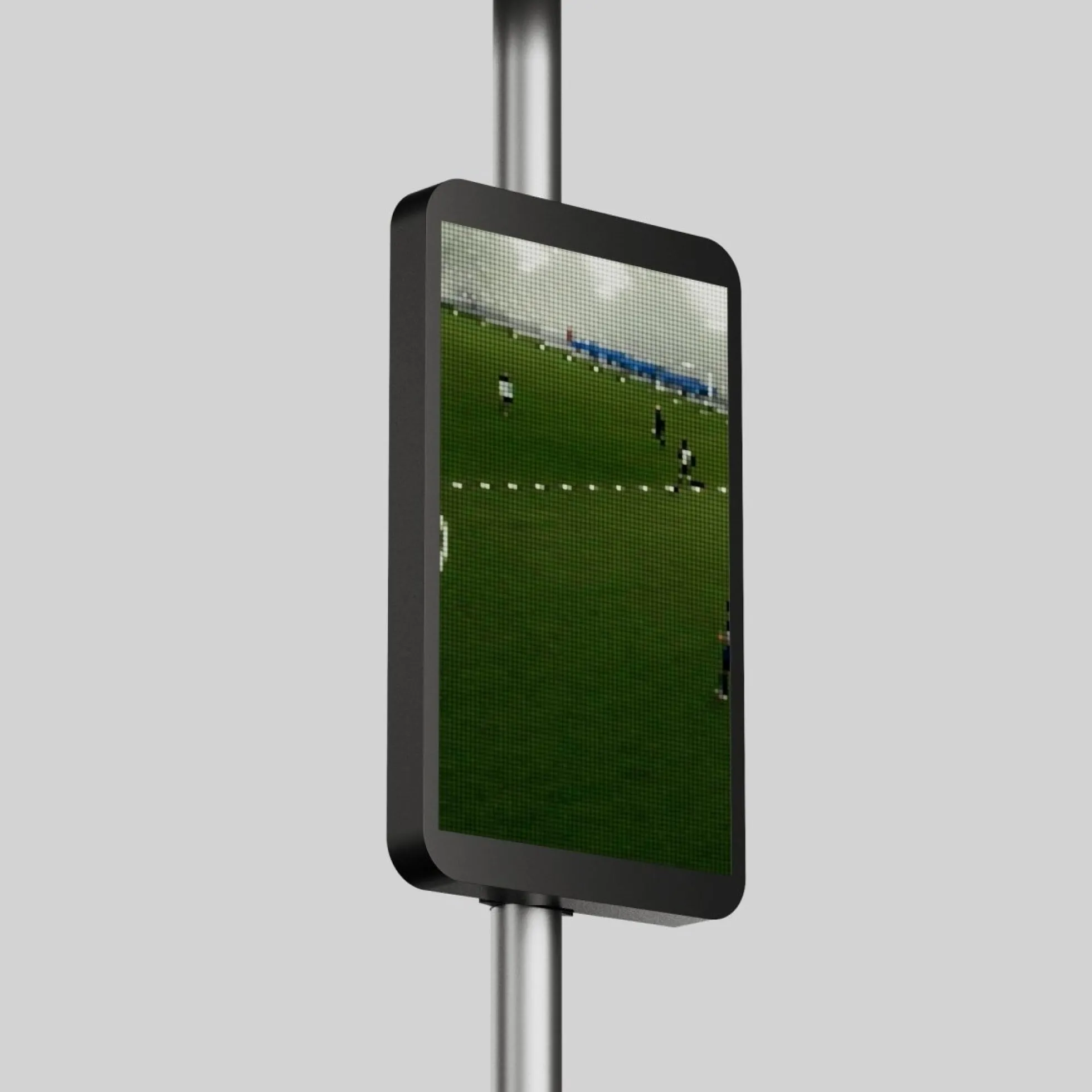 Display publicitario LED para postes de iluminación - Uso exterior - P4mm - 148 x 86,5cm