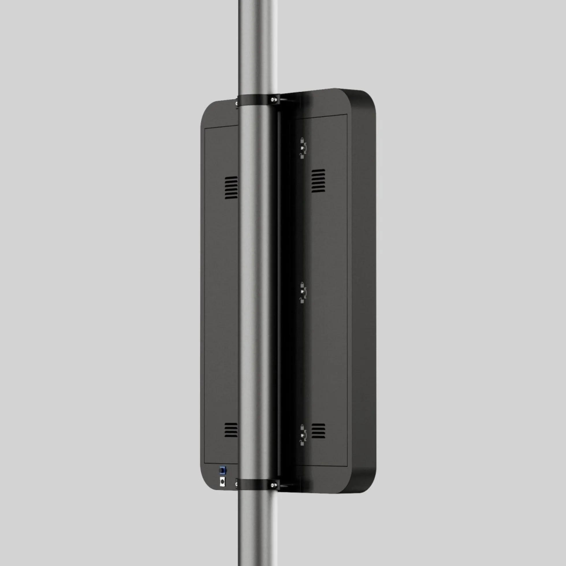Display publicitario LED para postes de iluminación - Uso exterior - P4mm - 148 x 86,5cm