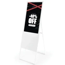 Display publicitario plegable LCD Full HD 43