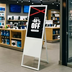 Display publicitario plegable LCD Full HD 43