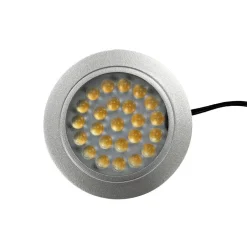Downlight bajo mueble 2W empotrable y de superficie 12V