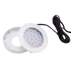 Downlight bajo mueble 2W empotrable y de superficie 12V