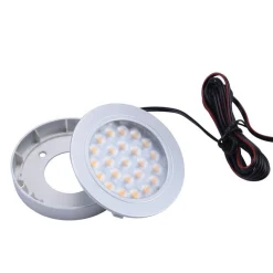 Downlight bajo mueble 2W empotrable y de superficie 12V