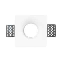 Downlight cuadrado de escayola "MUR" - Trimless - 1 x GU10