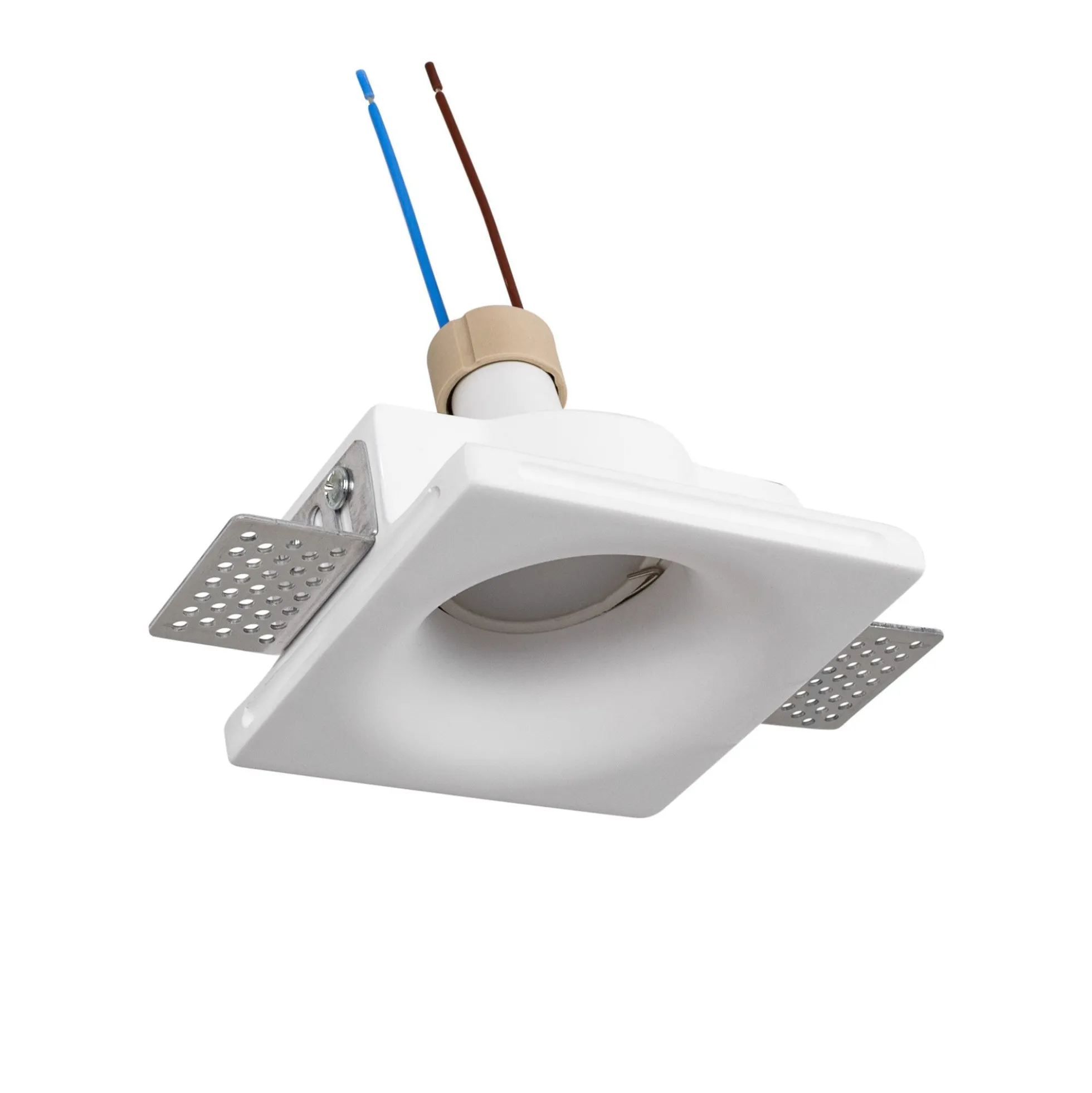 Downlight cuadrado de escayola "MUR" - Trimless - 1 x GU10