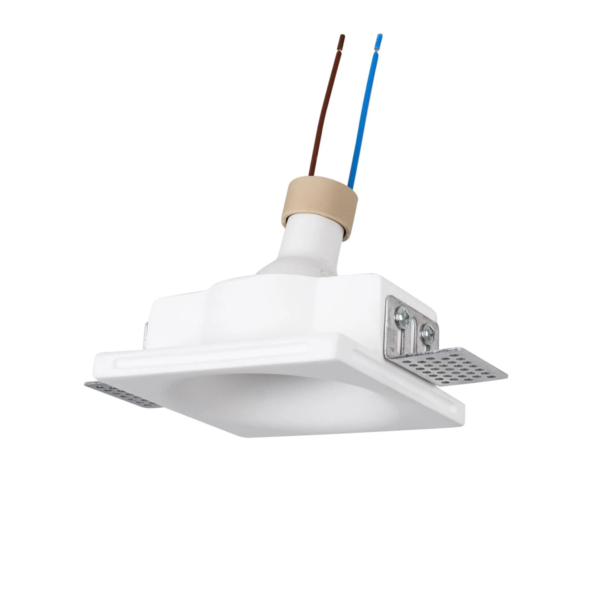 Downlight cuadrado de escayola "MUR" - Trimless - 1 x GU10