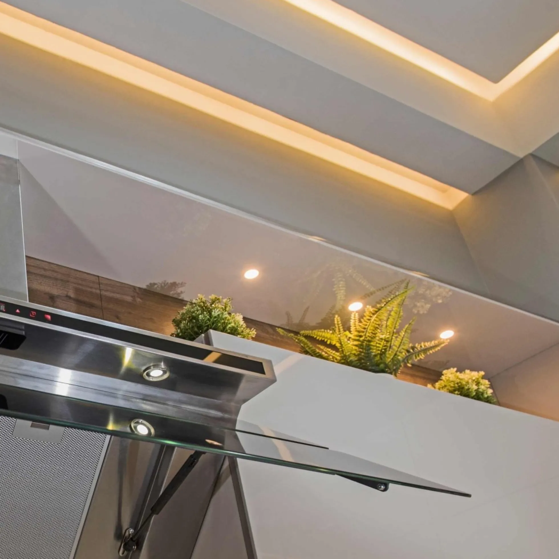 Downlight LED bajo mueble empotrable 2W 220V AC - IP44