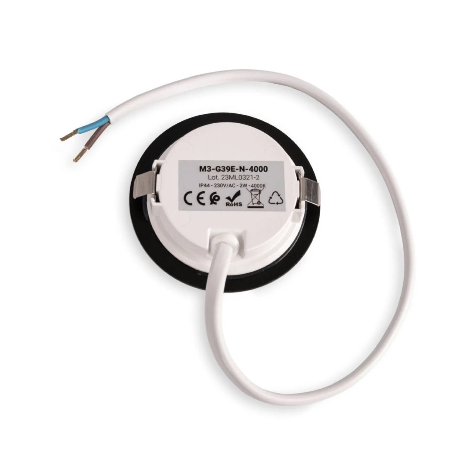 Downlight LED bajo mueble empotrable 2W 220V AC - IP44