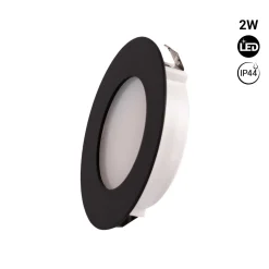 Downlight LED bajo mueble empotrable 2W 220V AC - IP44