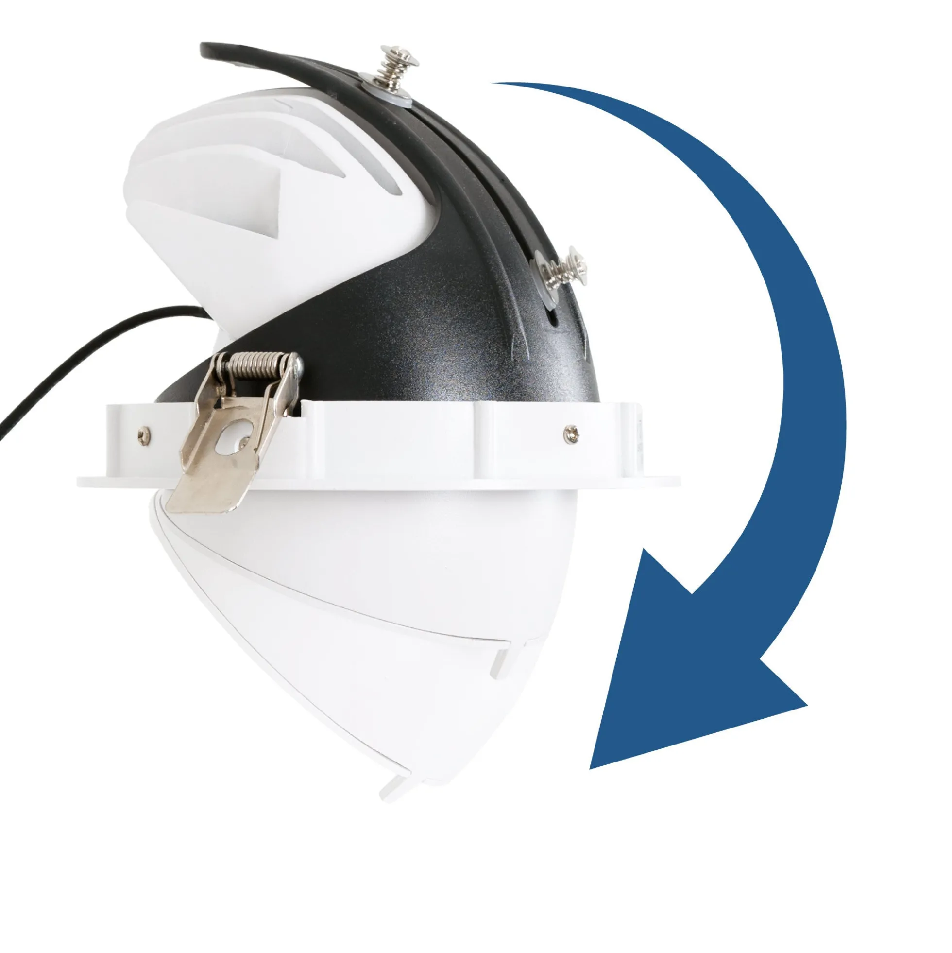 Downlight LED basculante empotrable - Chip especial para carnicerías - 40W