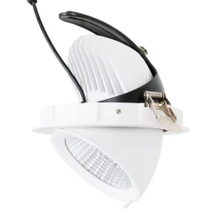 Downlight LED basculante empotrable - Chip especial para joyerías - 40W