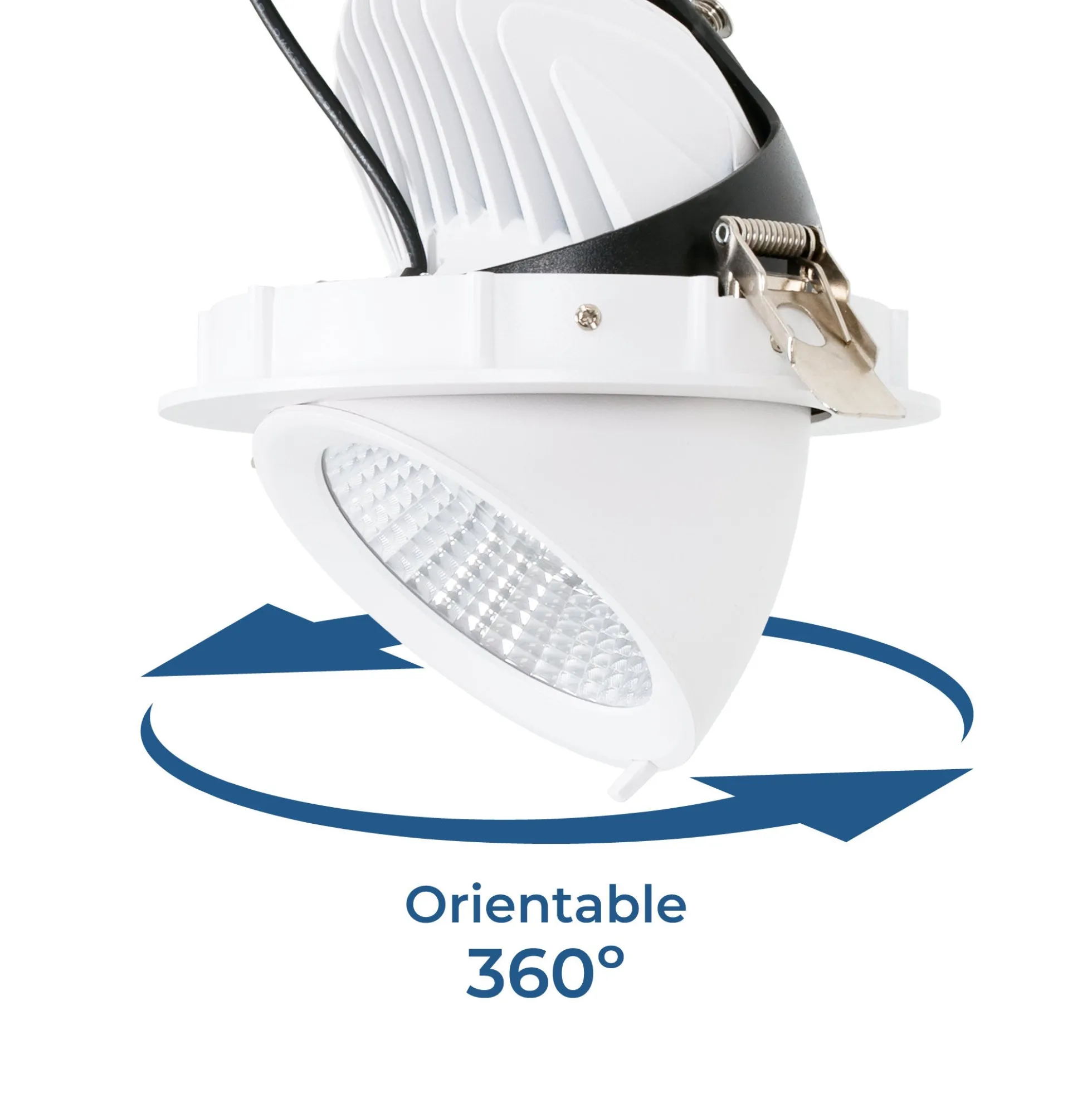 Downlight LED basculante empotrable - Chip especial para verduras - 40W