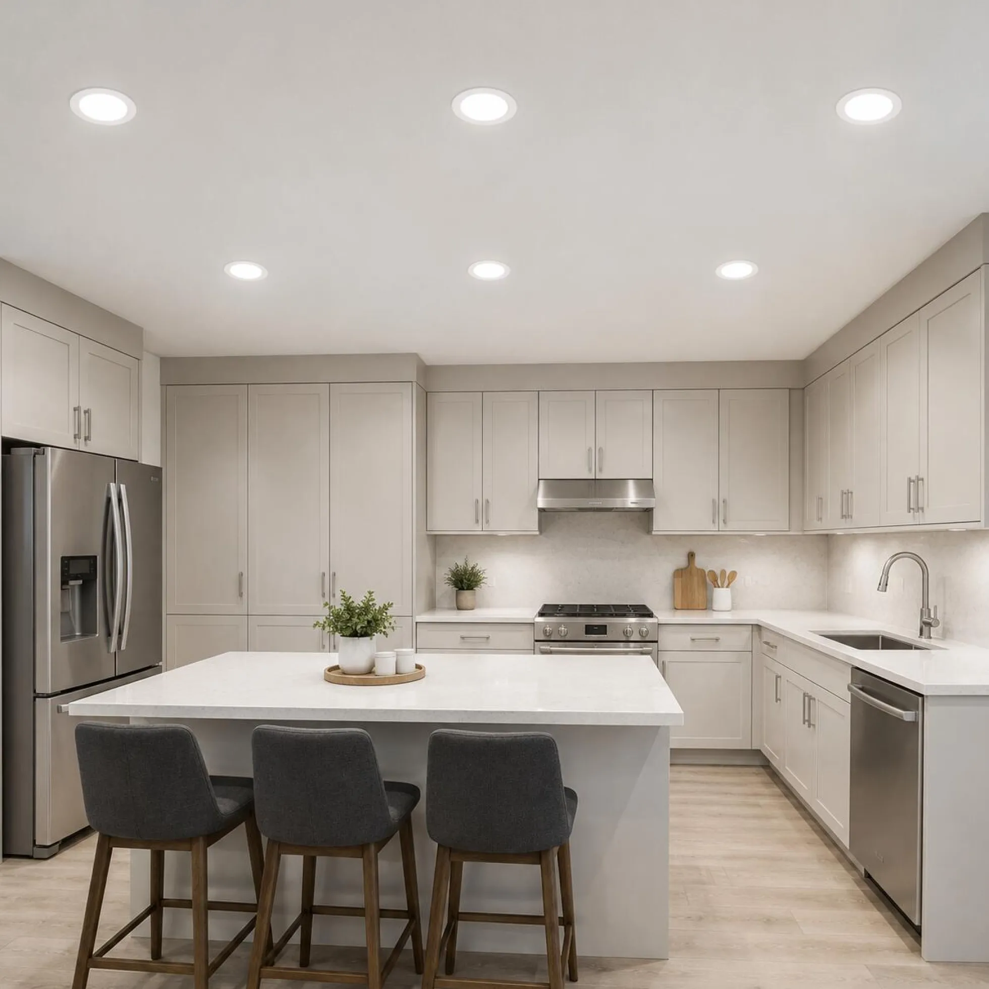 Downlight LED circular empotrable - CCT - 12W - Corte Ø 120 mm - IP54