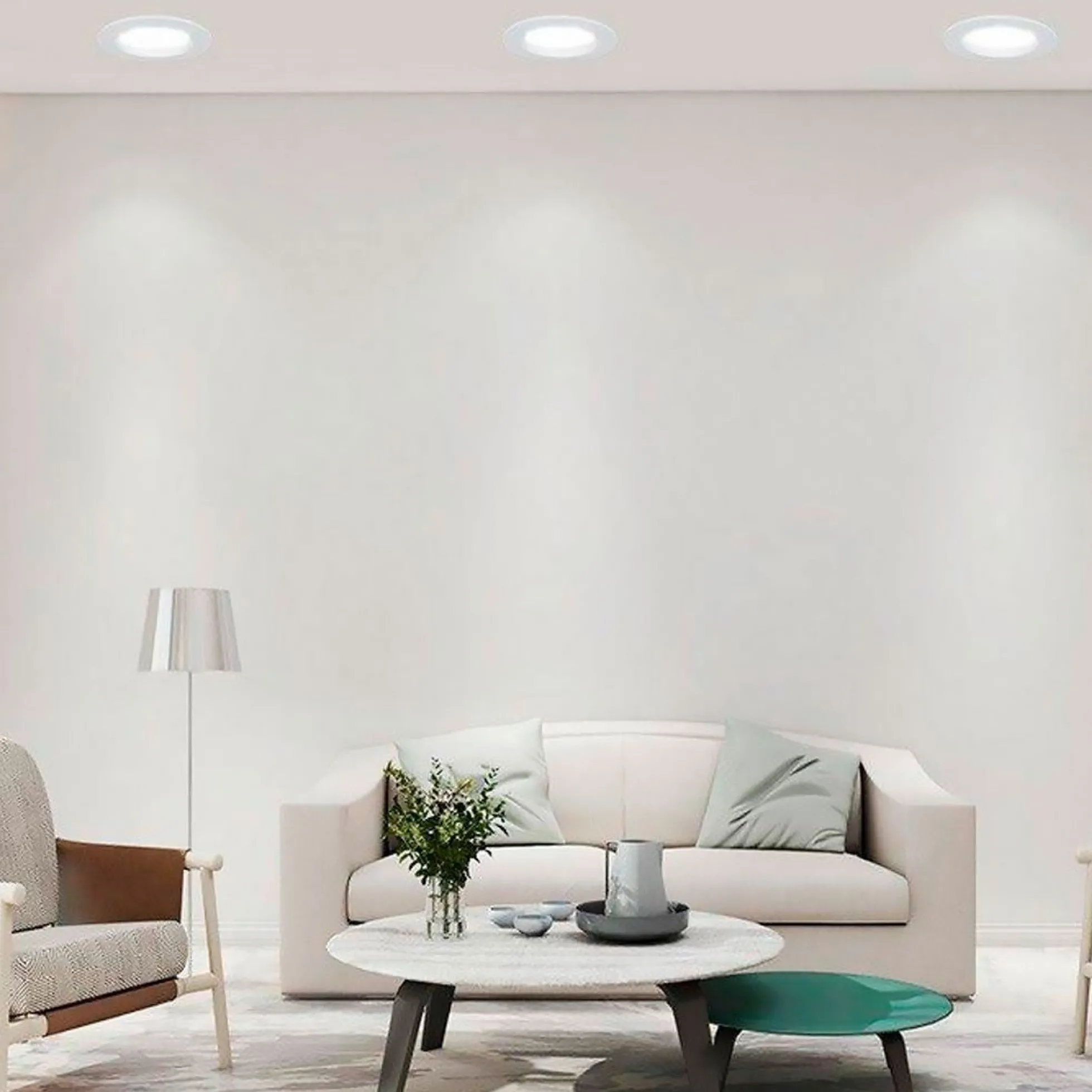 Downlight LED circular empotrable 20W - Corte Ø190mm