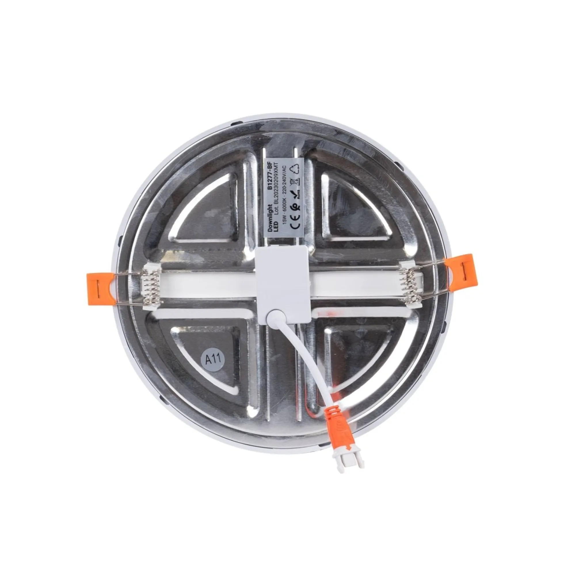Downlight LED circular empotrable 15W - Diámetro de corte ajustable: Ø 50-140mm
