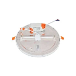 Downlight LED circular empotrable - Diámetro de corte ajustable: Ø 50 a 205 mm - 20W