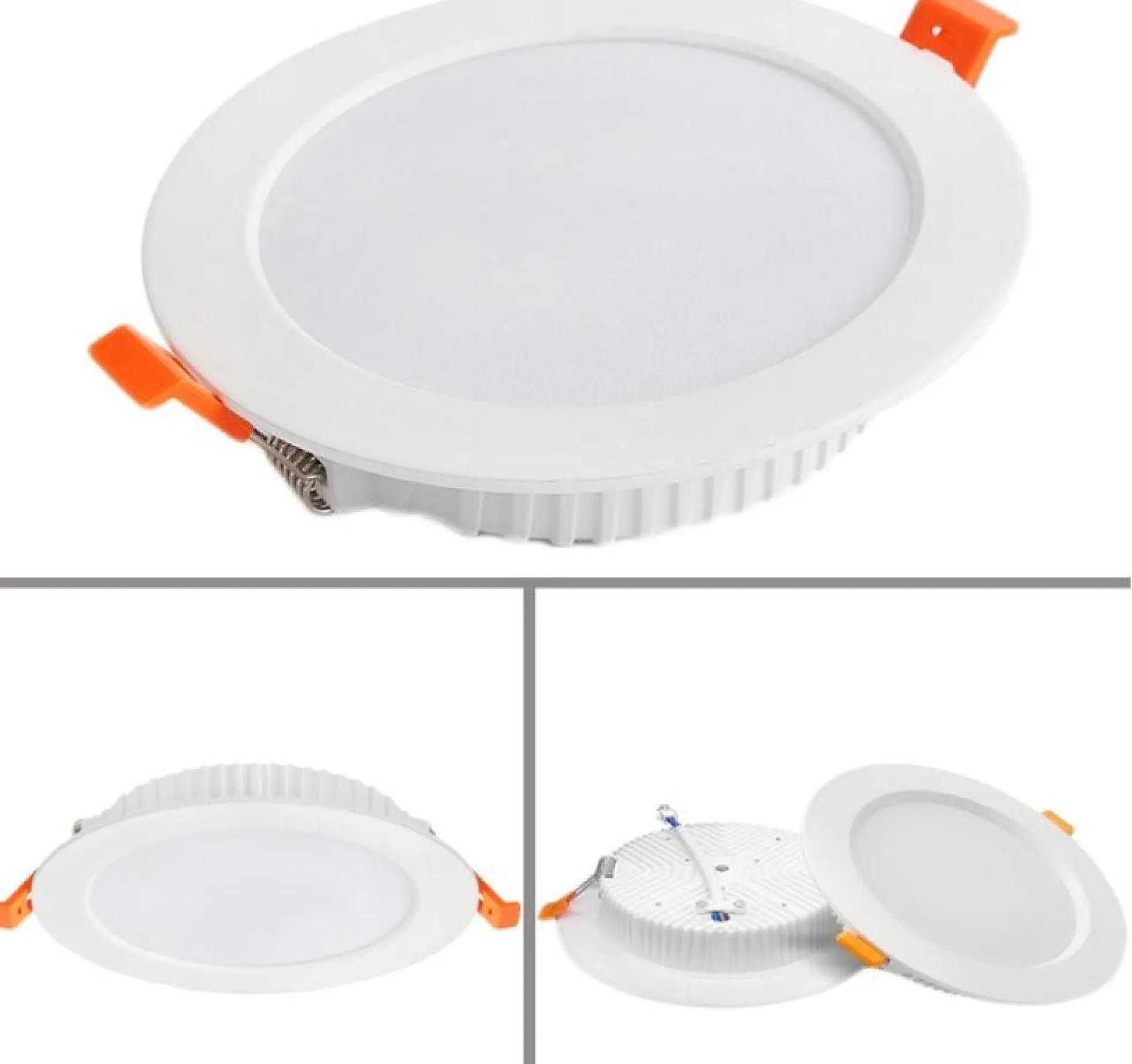 Downlight LED circular empotrable 25W - Uso profesional - Ø190 mm