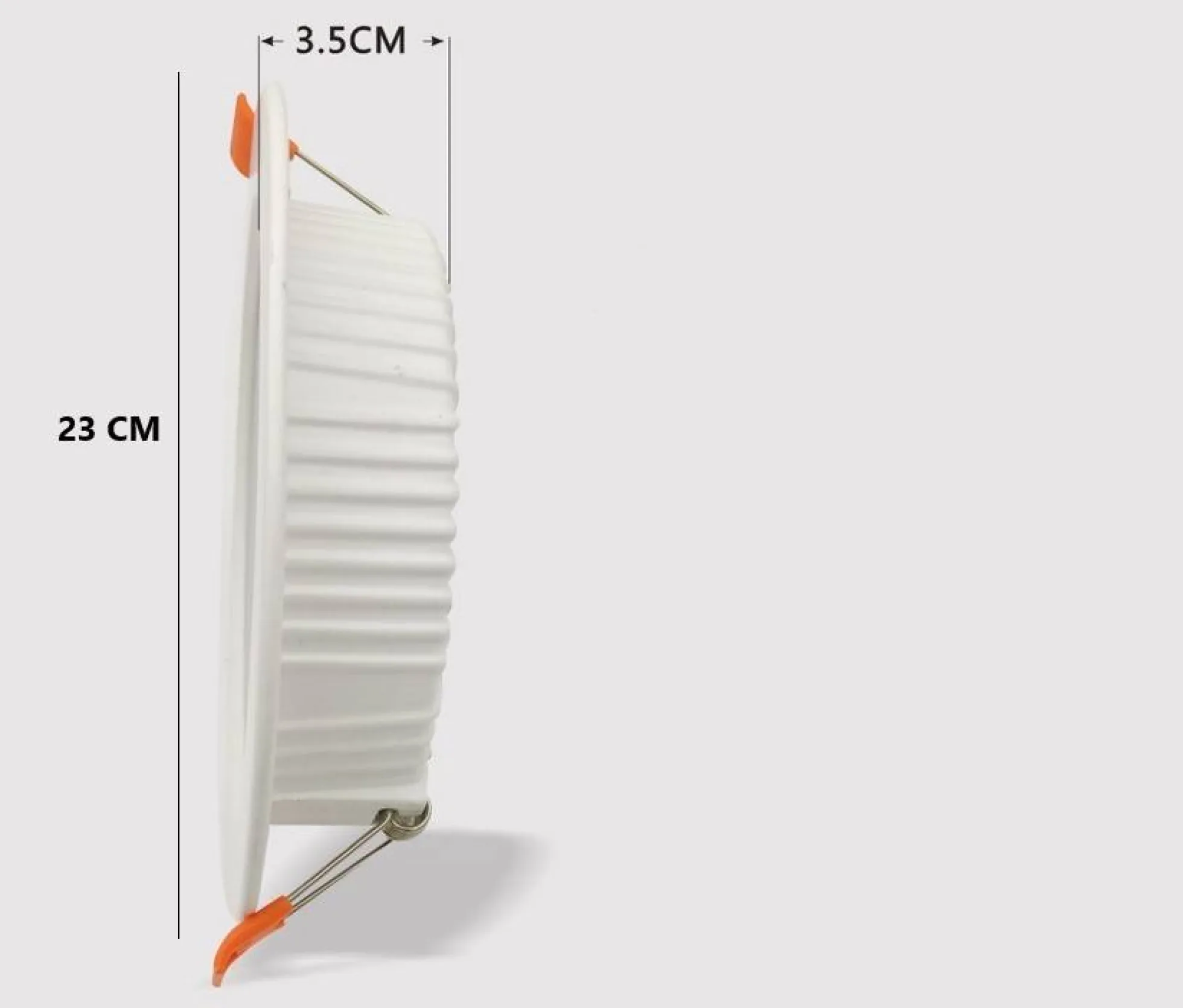 Downlight LED circular empotrable 25W - Uso profesional - Ø190 mm