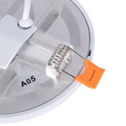 Downlight LED circular empotrable 8W - Diámetro de corte ajustable: Ø 50-90mm