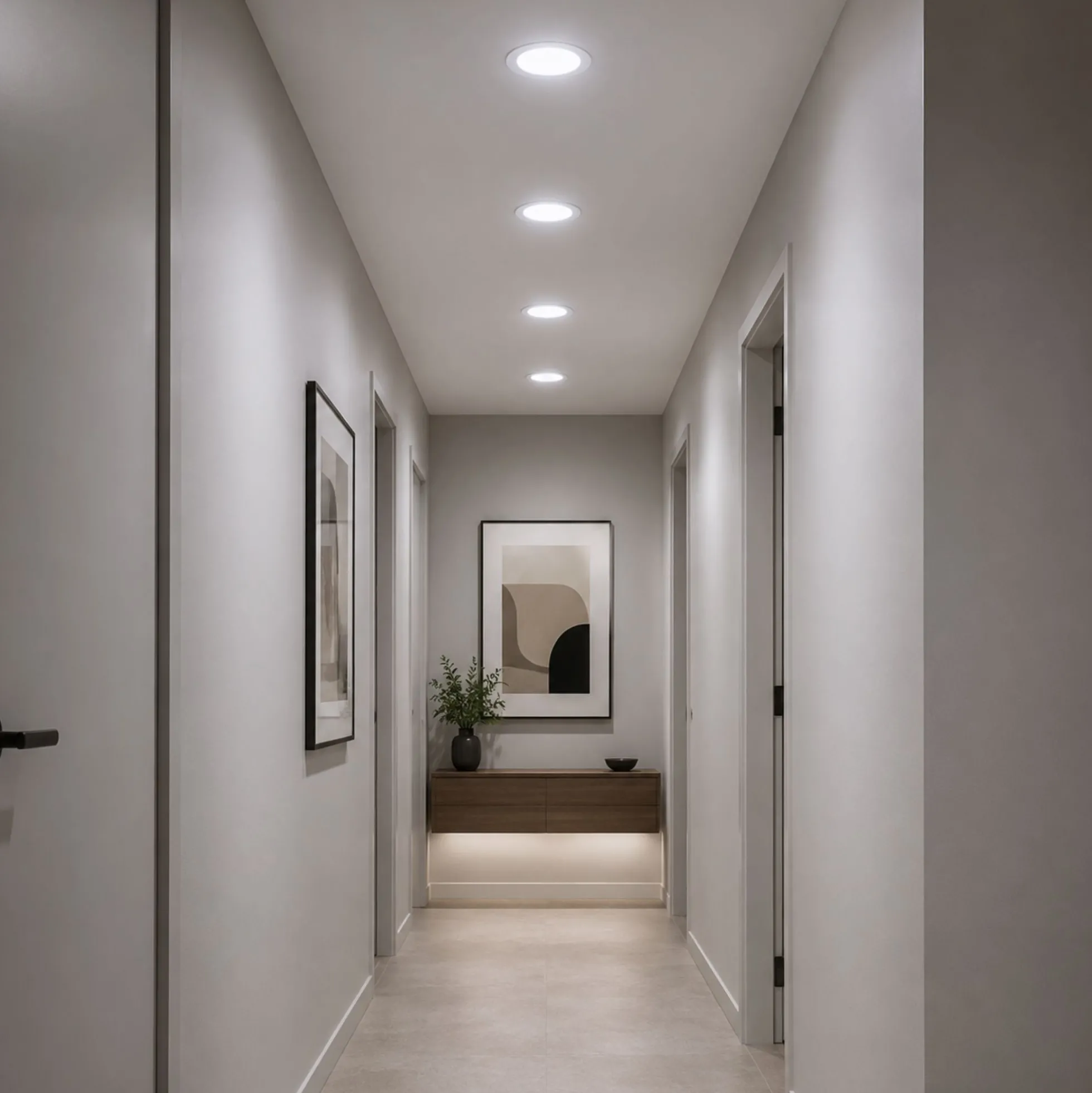Downlight LED circular empotrable - 3CCT - 12W - 110 lm/W - Corte Ø127mm