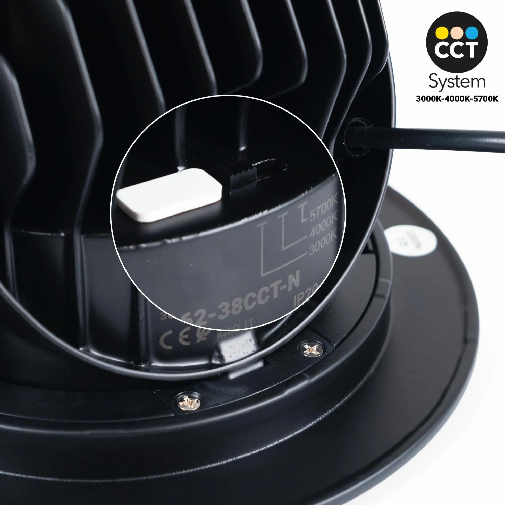 Downlight LED circular orientable CCT 38W - 120° Driver LIFUD