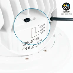 Downlight LED circular orientable CCT 38W - 120° Driver LIFUD
