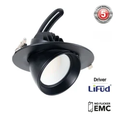 Downlight LED circular orientable CCT 38W - 120° Driver LIFUD