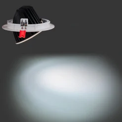 Downlight LED COB CCT 42W - CRI90 - Chip Bridgelux - Driver Lifud - IP20 - Corte Ø 215mm