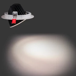 Downlight LED COB CCT 42W - CRI90 - Chip Bridgelux - Driver Lifud - IP20 - Corte Ø 215mm