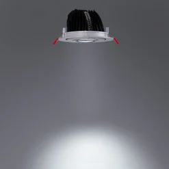 Downlight LED COB CCT 42W - CRI90 - Chip Bridgelux - Driver Lifud - IP20 - Corte Ø 215mm