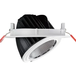 Downlight LED COB CCT 42W - CRI90 - Chip Bridgelux - Driver Lifud - IP20 - Corte Ø 215mm