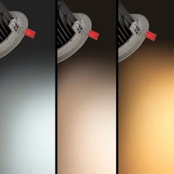 Downlight LED COB CCT 42W - CRI90 - Chip Bridgelux - Driver Lifud - IP20 - Corte Ø 215mm