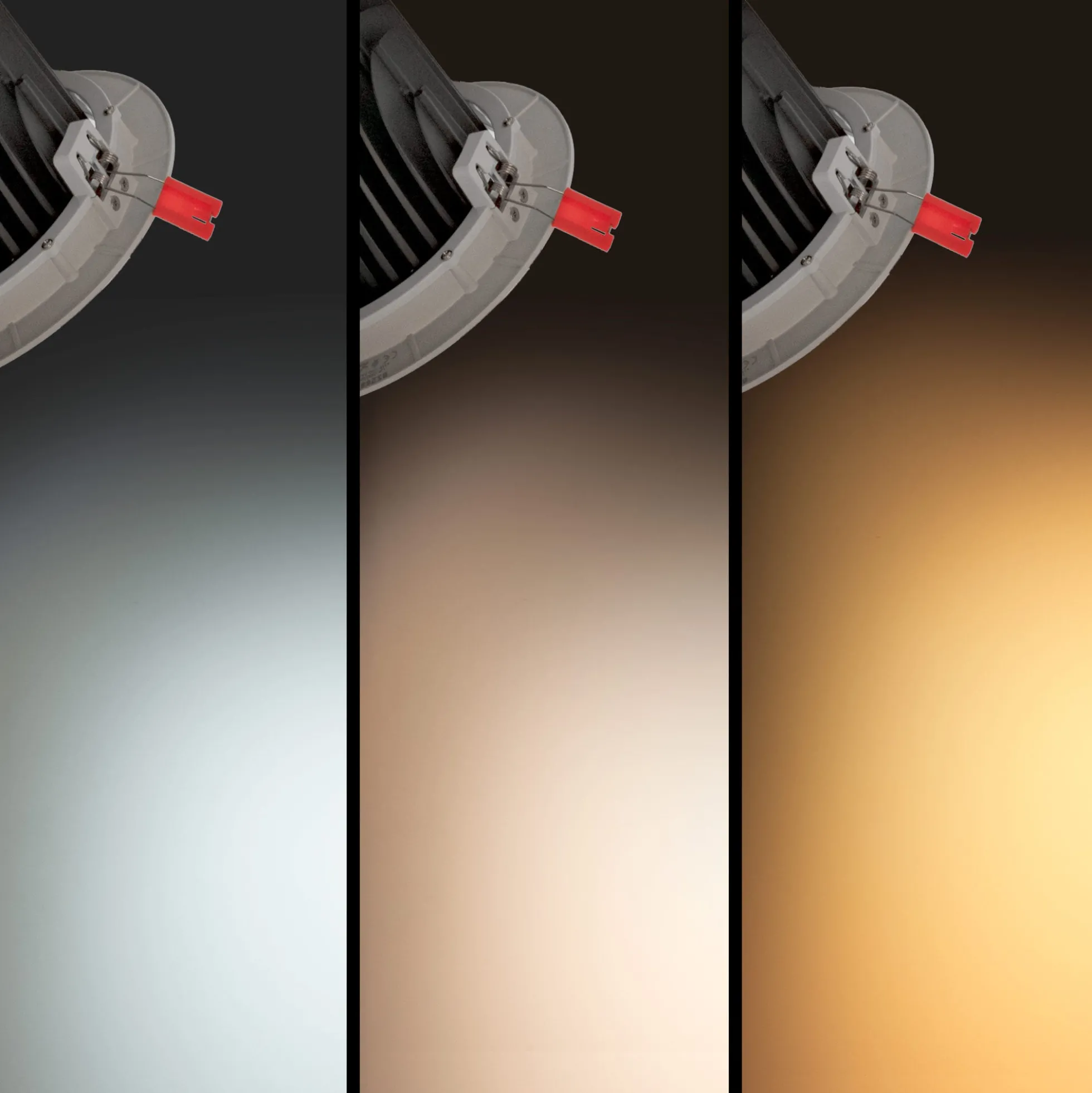 Downlight LED COB CCT 42W - CRI90 - Chip Bridgelux - Driver Lifud - IP20 - Corte Ø 215mm