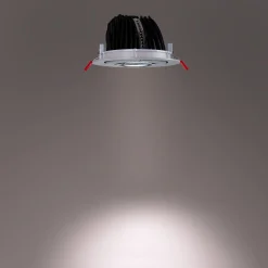 Downlight LED COB CCT 42W - CRI90 - Chip Bridgelux - Driver Lifud - IP20 - Corte Ø 215mm