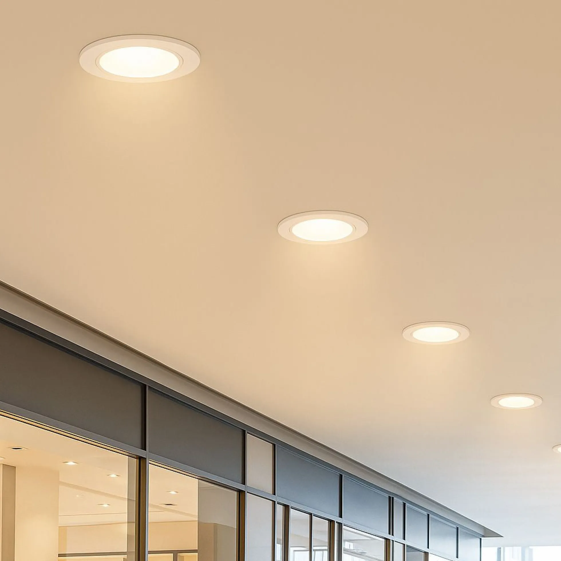 Downlight LED COB CCT 42W - CRI90 - Chip Bridgelux - Driver Lifud - IP20 - Corte Ø 215mm