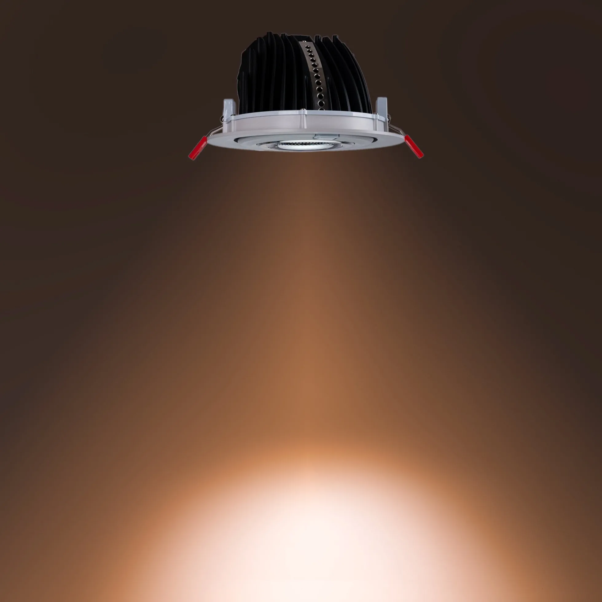Downlight LED COB CCT 42W - CRI90 - Chip Bridgelux - Driver Lifud - IP20 - Corte Ø 215mm