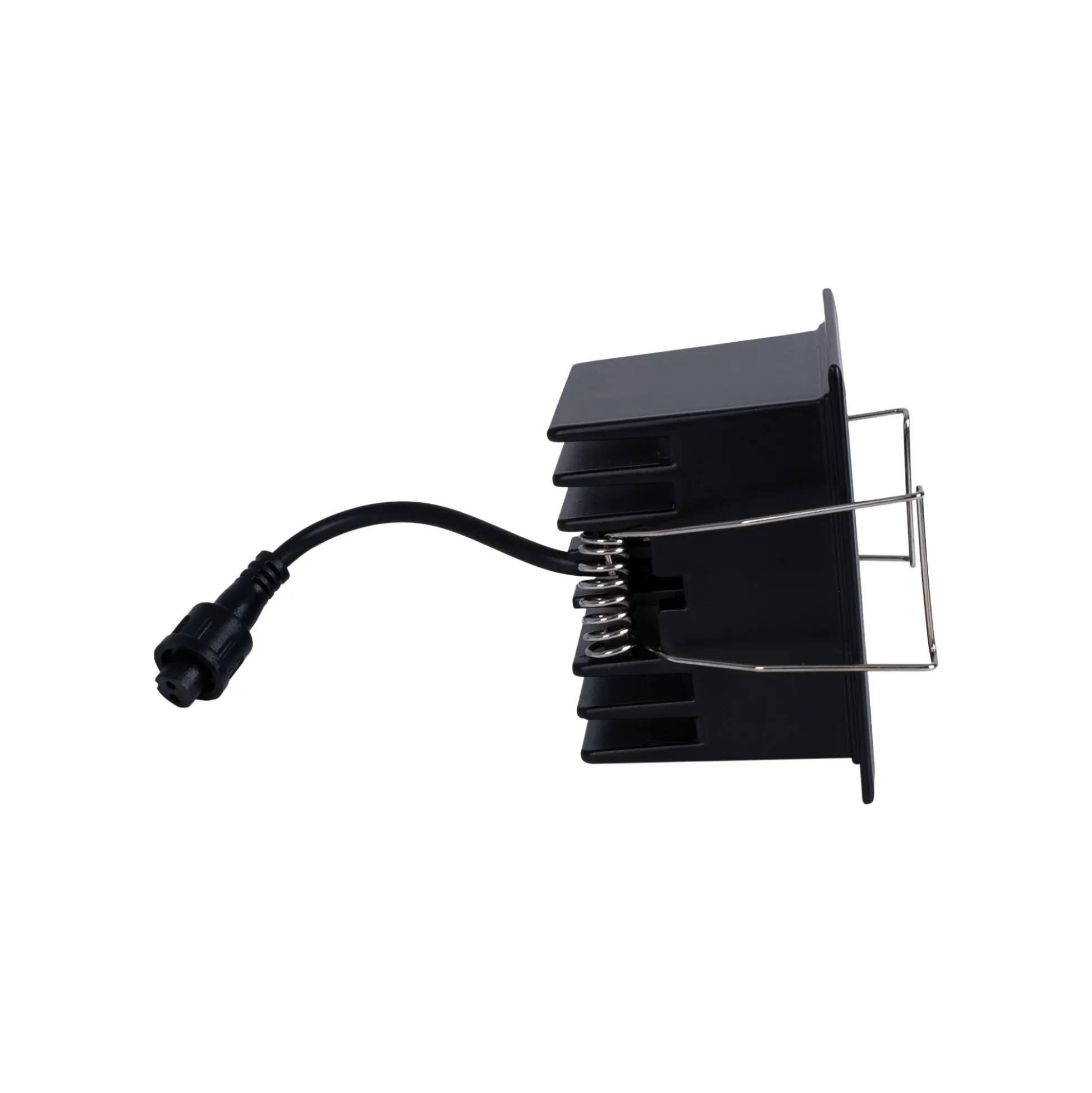 Downlight LED cuadrado empotrable 8W - Negro - 4 Focos - UGR18 - CRI90 - Chip OSRAM