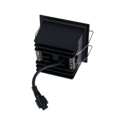 Downlight LED cuadrado empotrable 8W - Negro - 4 Focos - UGR18 - CRI90 - Chip OSRAM